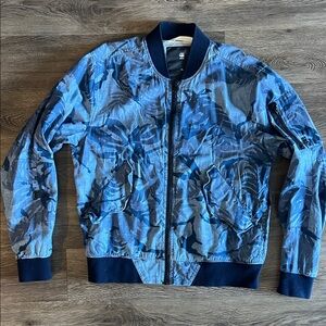 G-Star Blue Patterned Bomber Jacket